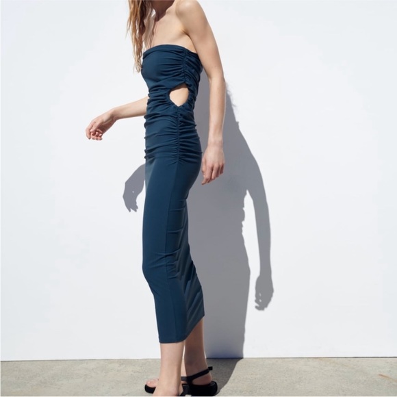 Zara Dresses & Skirts - Zara limited edition cutout tube dress you cannot miss